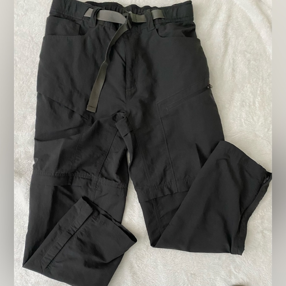 North Face Men’s Hommes Zipp Off Pants Charcoal Gray